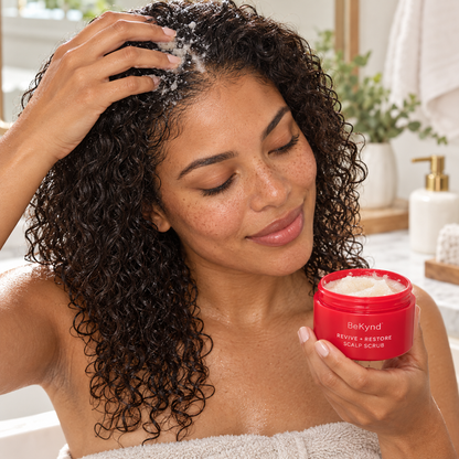 BeKynd Beauty Revive + Restore Scalp Scrub – Exfoliating Pre-Shampoo Scalp Care | 200 mL