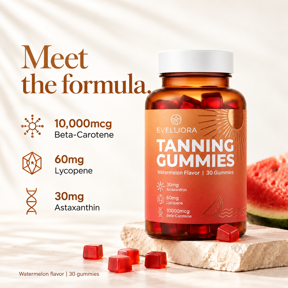 Evelliora Tanning Gummies — formula